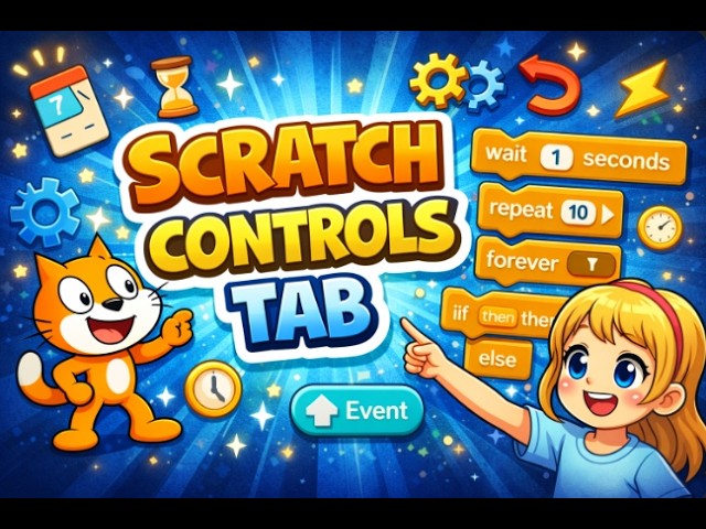 Scratch Controls Explained 🎮 | Make Games Easily for Kids