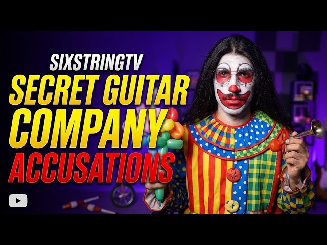 sixstringtv The Secret Guitar  Company Real Scandal! How this guy treats his friends!