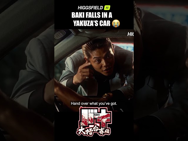 Baki Picked the Worst Car to Fall Into 😭 #shorts #baki #yujirohanma