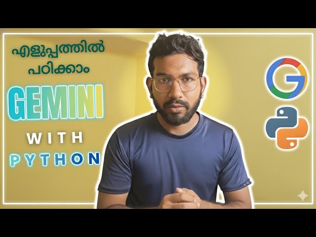 How to Use Google Gemini API with Python| AI Tutorial For beginners | Malayalam.