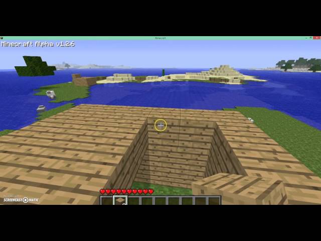 minecraft alpha gameplay