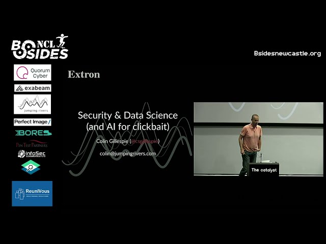 BSidesNcl 2021 Security and Data Science Colin Gillespie