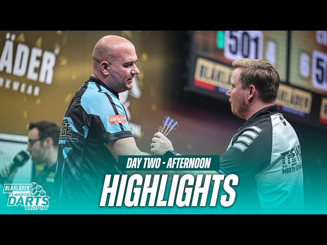 BIG WINS IN BELGIUM! 🇧🇪 | 2026 Flanders Darts Trophy | Day Two Afternoon Highlights