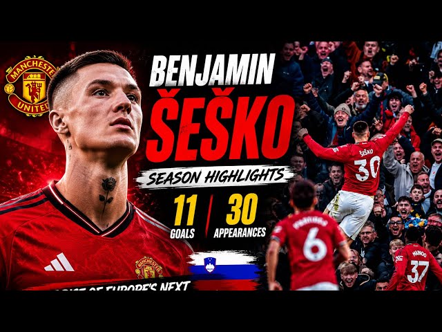 Benjamin Šeško’s Season Highlights 🇸🇮🔥 | 11 Goals in 30 Appearances