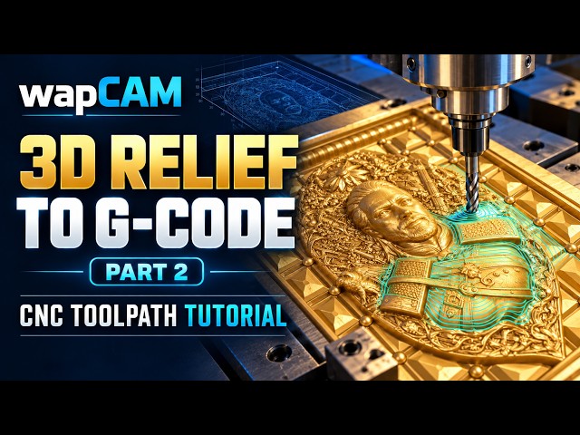 From 3D Relief to CNC G-Code | wapCAM Toolpath Tutorial – Part 2