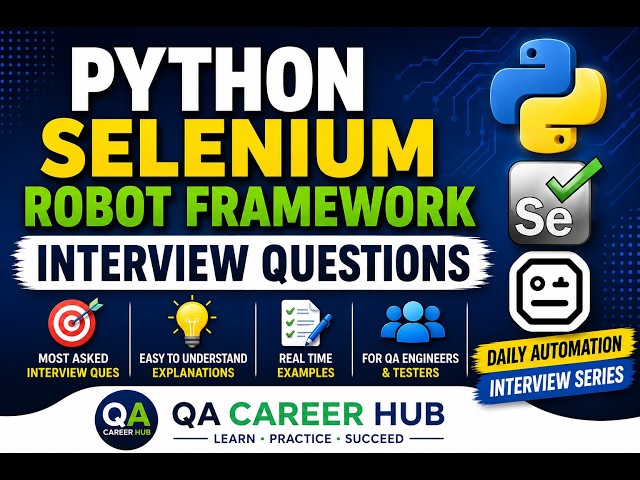 Question #13 | What is Selenium WebDriver and how does it work with Python?