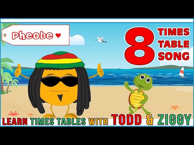 8 Times Table Song (Learning is Fun The Todd & Ziggy Way!)