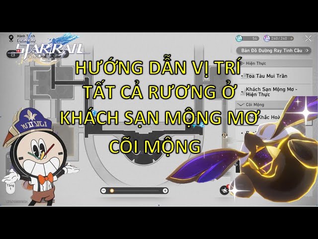 Hướng Dẫn Vị Trí Tất Cả Rương Ở Khách Sạn Mộng Mơ Cõi Mộng - Honkai Star Rail