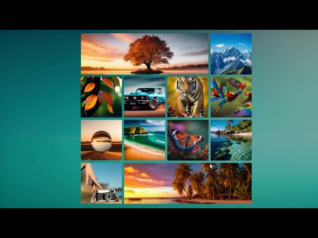 How to make the portfolio 4 layout in PowerPoint #slideegg