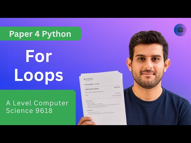 For Loops Python | P4 | AL Computer Science 9618