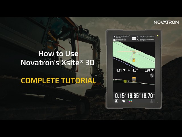 How to Use Novatron's Xsite® 3D | COMPLETE Tutorial