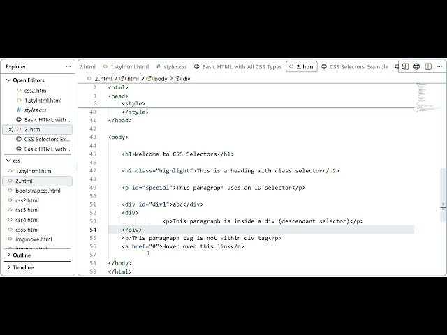 CSS Selectors Tutorial: 6 Important CSS Selectors with Practical HTML Examples