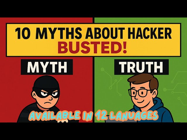 10 Myths About Hackers - Busted ! | Cyber ​​Snacks | Stay Safe Online 🛡️ | #trending