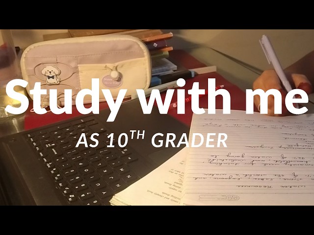 Study With Me 🌧️ | Real-Time Study Session | Rain Sounds + No Music | Class 10 ICSE #studywithme