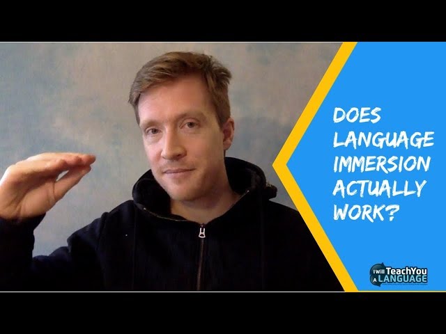 Why immersion isn't a great language learning strategy for beginners