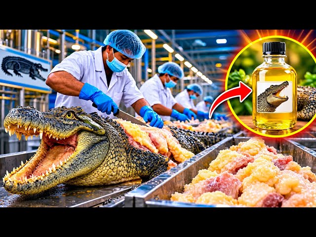 How is oil made from crocodile fat? 😱 |