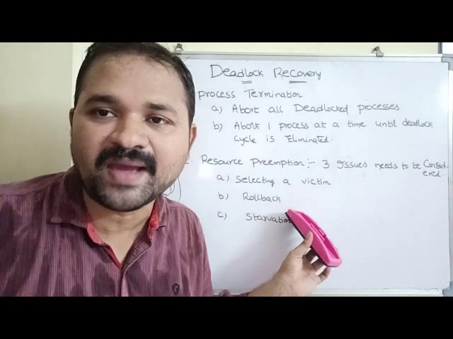 Deadlock Recovery in operating system