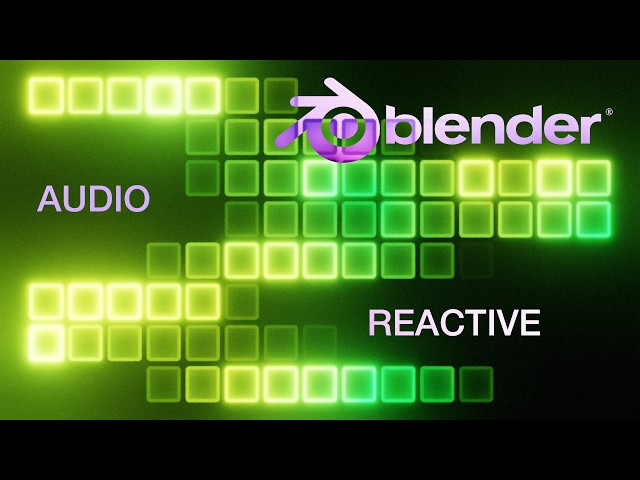 Tutorial: Making an Audio Visualizer in Blender 5.2