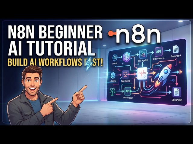 n8n Tutorial for Beginners: Build AI Workflows Fast