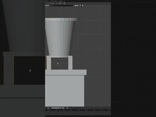 How To Model a Stylized Barrel #3d  #shorts