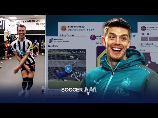 Nick Pope talks about when he went viral on Twitter & Dan Burn's celebrations 🤣🕺 | Tubes meets...