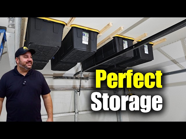 Stop Wasting This HUGE Space in Your Garage — Easy DIY Storage Upgrade