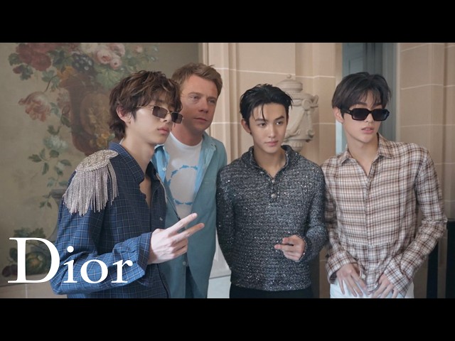JUHOON, SEONGHYEON and KEONHO from CORTIS at the Dior Summer 2027 Men’s Show