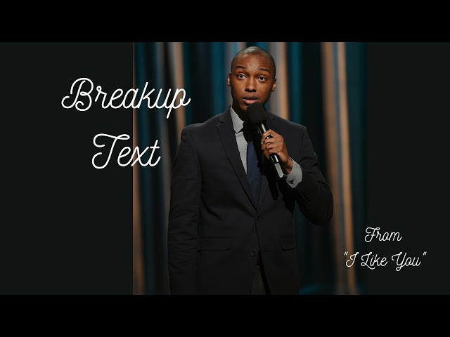 Josh Johnson | Breakup Text