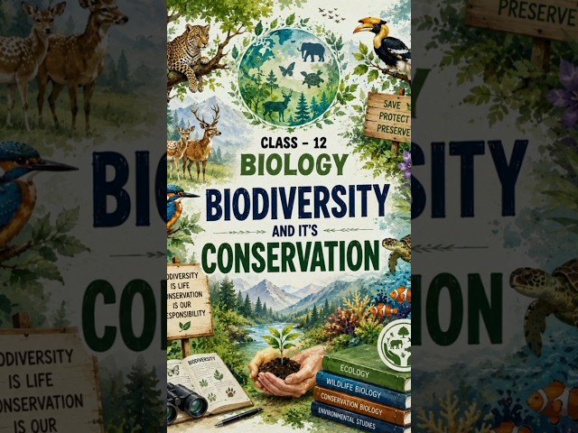 Biodiversity & Its Conservation | Class 12 Biology | Handwritten notes 📝 #shorts