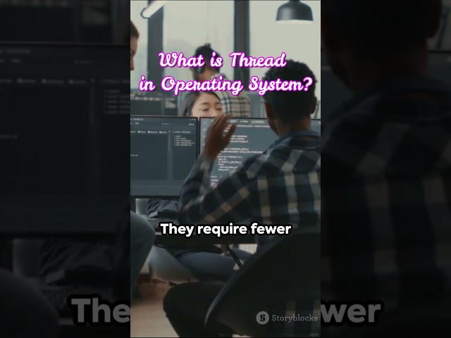 What is a Thread? | Operating Systems #computer #shorts