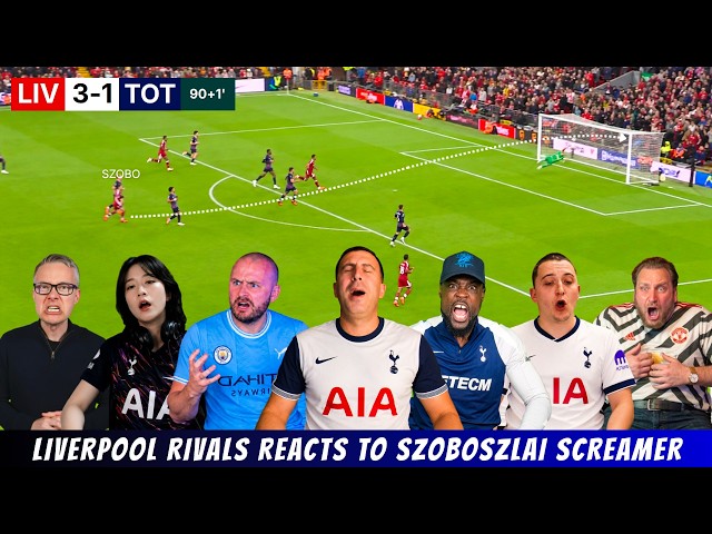 EVEN LIVERPOOL RIVALS COULDN'T HATE ON SZOBOSZLAI'S 90+1 SCREAMER
