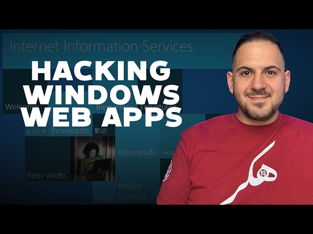 Hacking a Windows Web Application