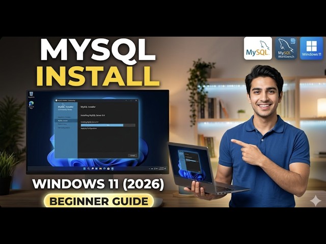 How to Install MySQL Server on Windows 11 (2026) | Full MySQL Workbench Setup Guide for Beginners