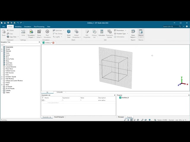 CST Studio Suite 2023 User Interface Demo