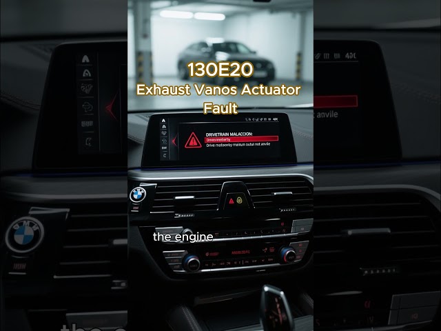 BMW Code 130E20: Is Your Vanos Actuator Failing?