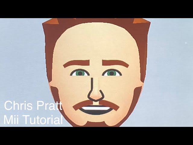 Chris Pratt Mii Tutorial