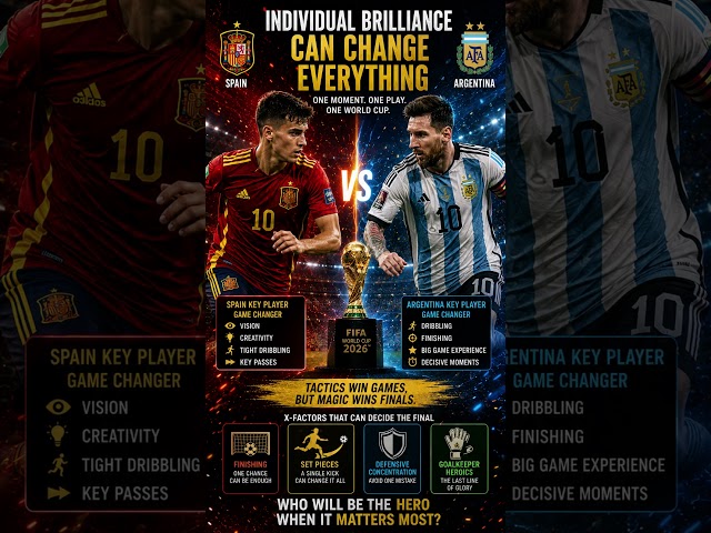 Who Lifts the Trophy? | Spain vs Argentina Tactical Preview | World Cup 2026