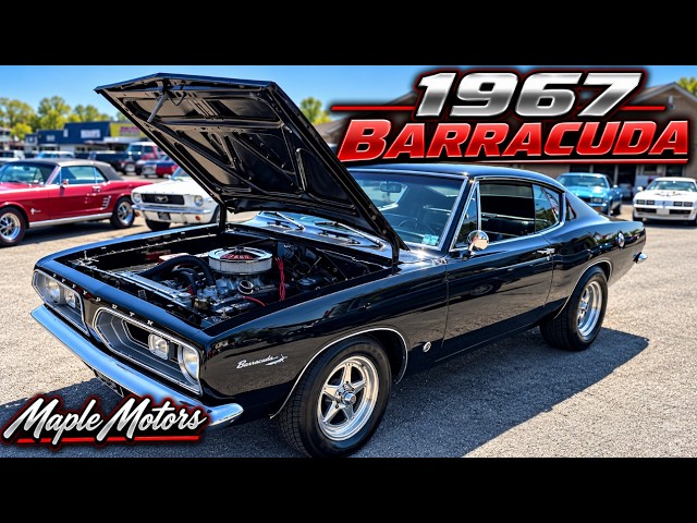 Test Drive 1967 Plymouth Barracuda Fastback $29,900 Maple Motors
