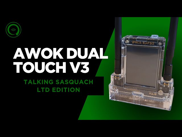 Premium Flipper Zero Board: Awok Dual Touch v3 Talking Sasquach Ltd Edition ESP32 Marauder