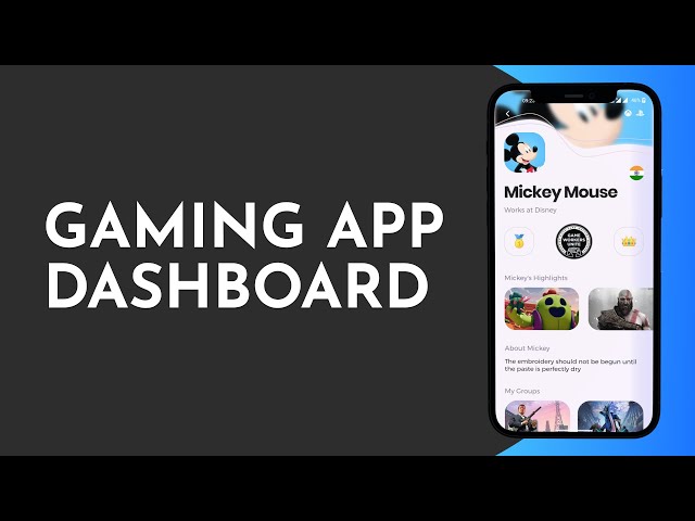 Flutter Speedcode | Gaming App Dashboard