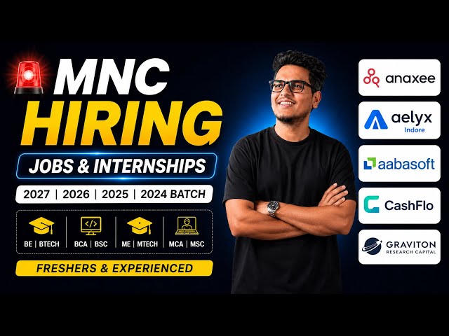 BIG IT JOBS  2024,2025,2026 & 2027 Batch🔥 Software Engineer & Developer Jobs | BT, GitLab, Qualcomm 