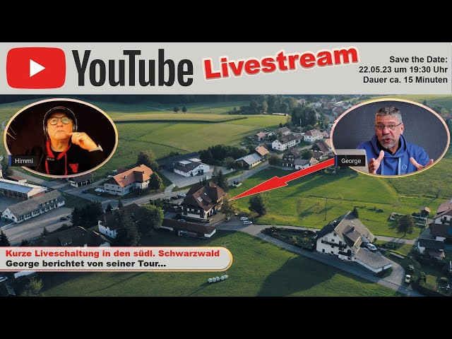Kurze Liveschaltung in den südlichen Schwarzwald