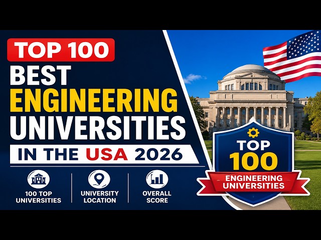 Top 100 Engineering Universities in the USA 2026 🇺🇸 | Best Engineering Schools