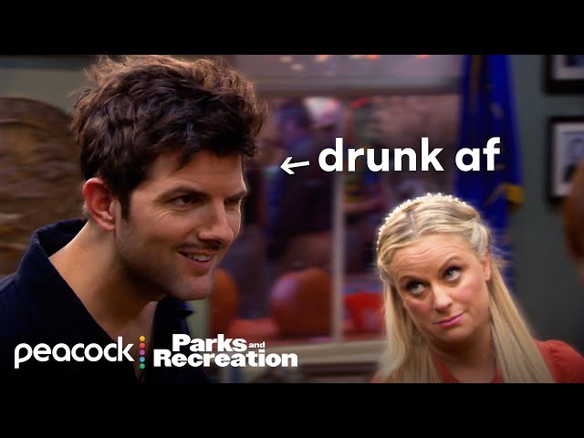 Ben unable to handle his drink for 14 minutes straight | Parks and Recreation