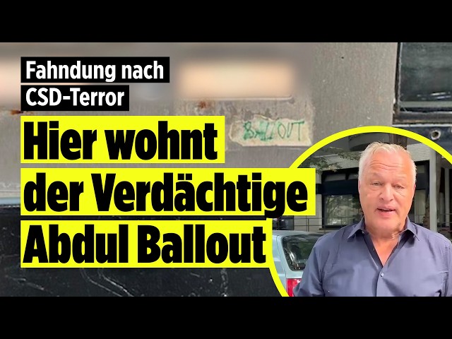 „Hier sei fast jeder radikal“: BILD am Wohnort von CSD-Terrorist Abdul Ballout