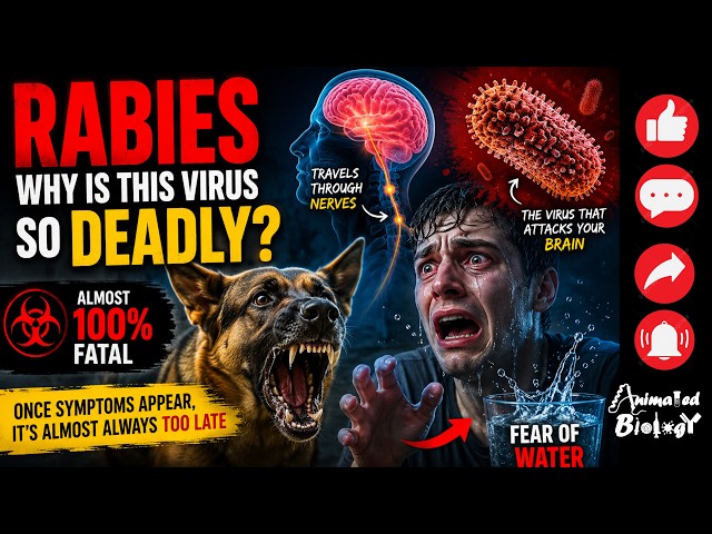 Why Is Rabies the Deadliest Virus? | The Disease That Is Almost 100% Fatal | Rabies virus