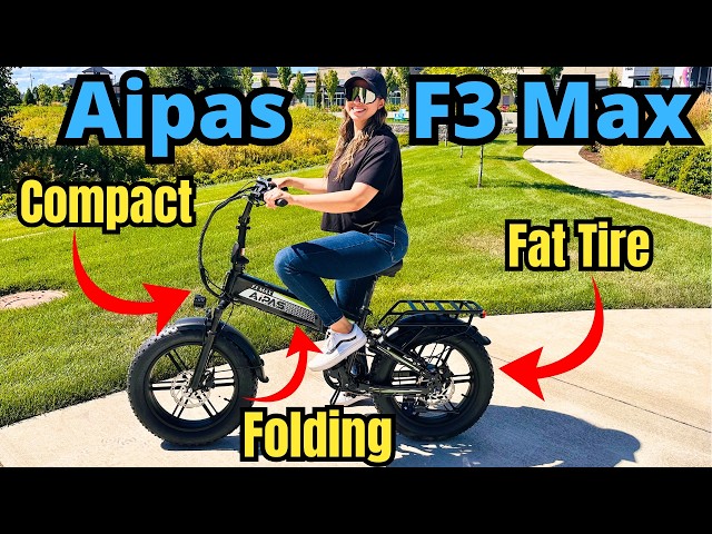 This Compact Folding E-Bike Can Be Unlocked to 28 MPH! | Aipas F3 Max Review