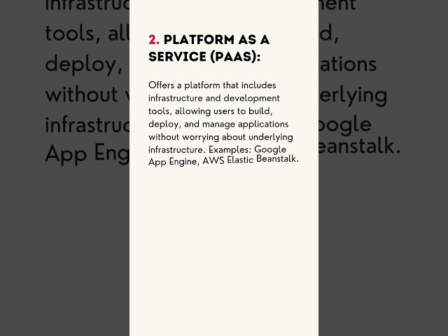 Cloud Service Models  #clarusway #cloudcomputing
