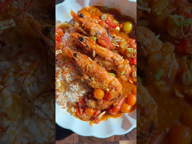 Harissa Prawns 🦐