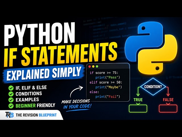 Python If Statements Explained Simply (Beginner Guide)